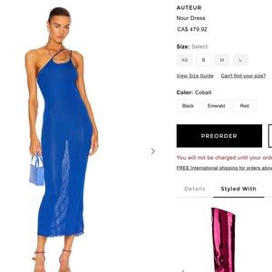 FWRD Auteur Studio Noor Dress